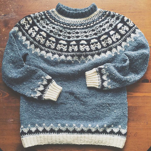 Knit an Amazing Star Wars Ski Sweater Featuring Tiny Stormtroopers!