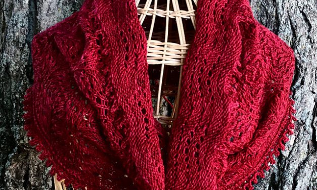 Knit a Smoky Mountain Morning Mist Scarf, Pattern From Lavender Hill Knits