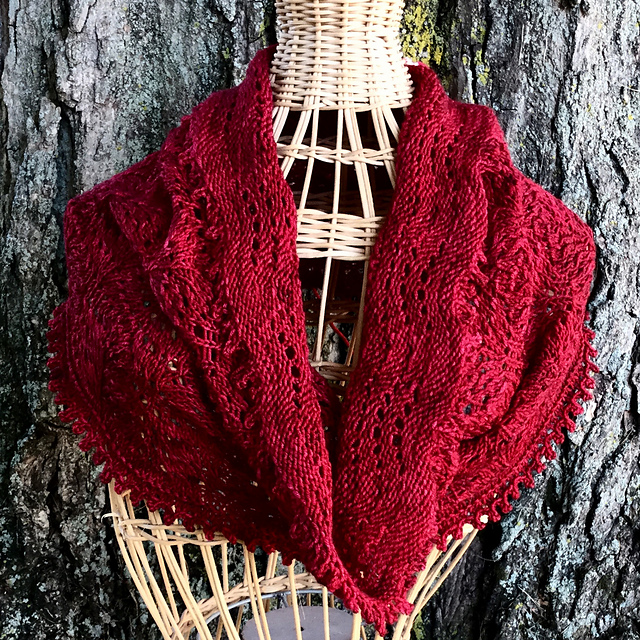 Knit a Smoky Mountain Morning Mist Scarf, Pattern From Lavender Hill Knits