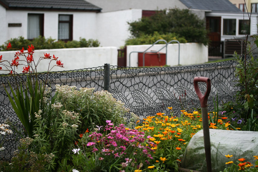 Anne Eunson Loves Lace So She Knit Herself a Garden Fence and It Looks Gorgeous
