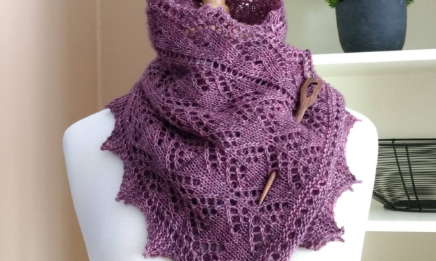 Knit a Smoky Mountain Morning Mist Scarf, Pattern From Lavender Hill Knits