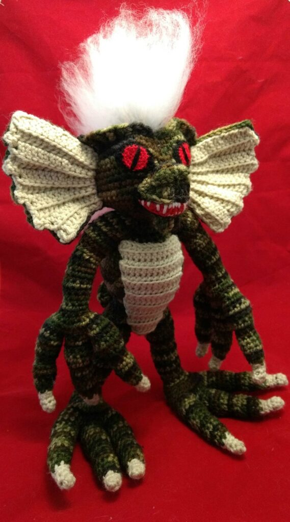 Crochet Scary Stripe From the Gremlins, Mohawk Included!
