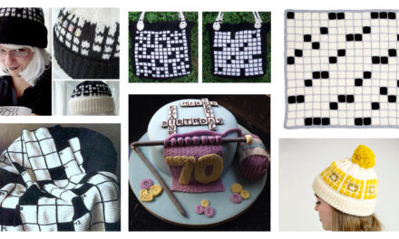 Six Times the Love of Knitting, Crochet & Crossword Puzzles Crossed Paths