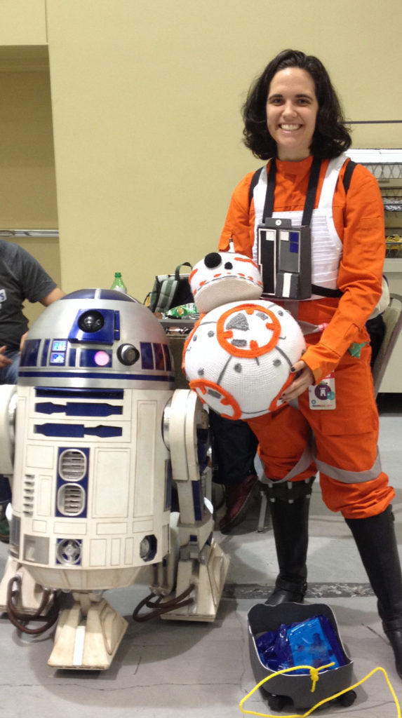 18-Year-Old Ellie McPhee Crocheted a BB8 and the Folks at Star Wars Definitely Noticed!