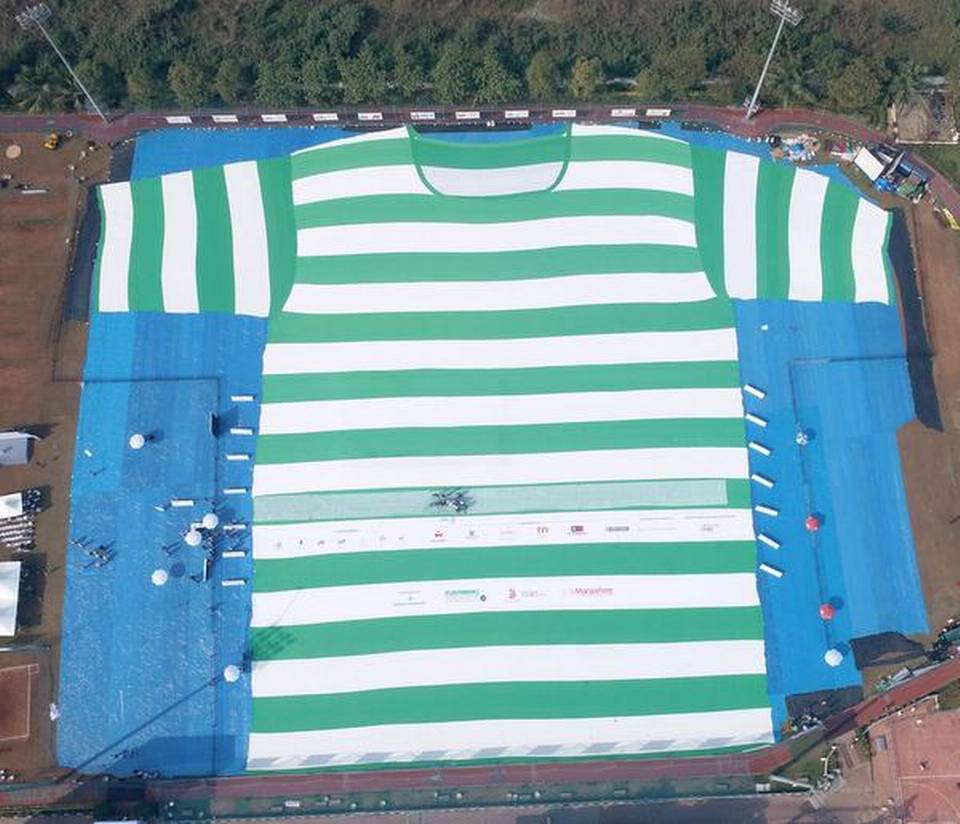 World’s Largest T-Shirt Made From Recycled Plastic Yarn To Be Converted Into 10,000 Tees For Kids In Need