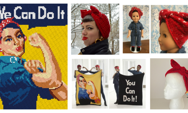 So Long Rosie, Thanks For Showing Us We Can Do It! 7 Knit & Crochet Patterns To Pay Tribute To Rosie the Riveter!