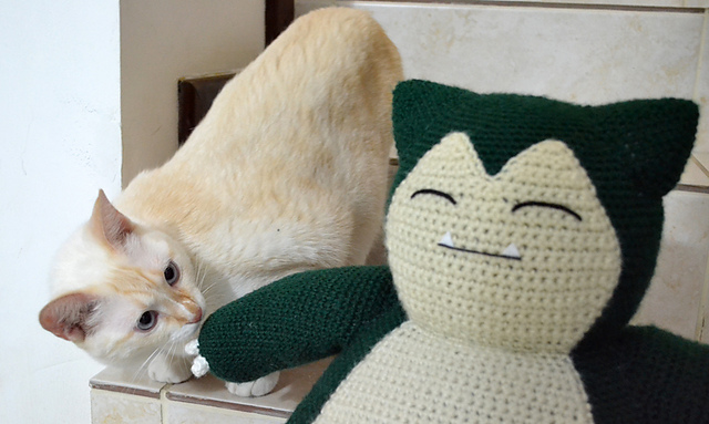 Crochet a Giant Snorlax Amigurumi – FREE Pattern!