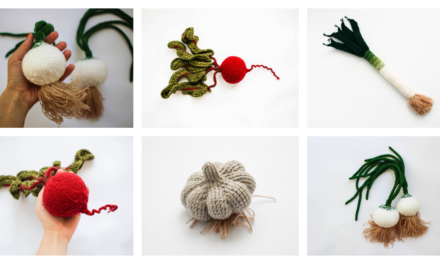 Knit & Crochet Vegetables! These Waldorf Toys Take Play Food To The Next Level