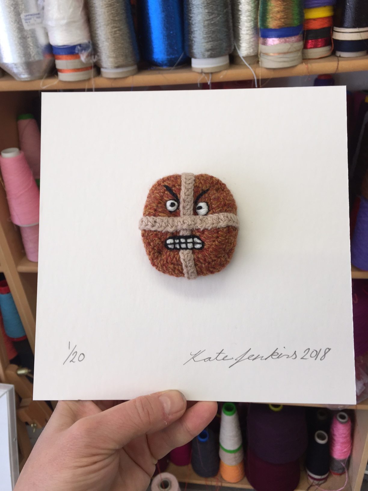 They Hot and They're Cross ... Kate Jenkins' Crocheted Buns Are Like No Other