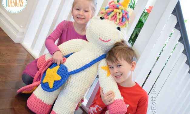 Crochet a Life-Size Unicorn Amigurumi – Sometimes Bigger is Better!