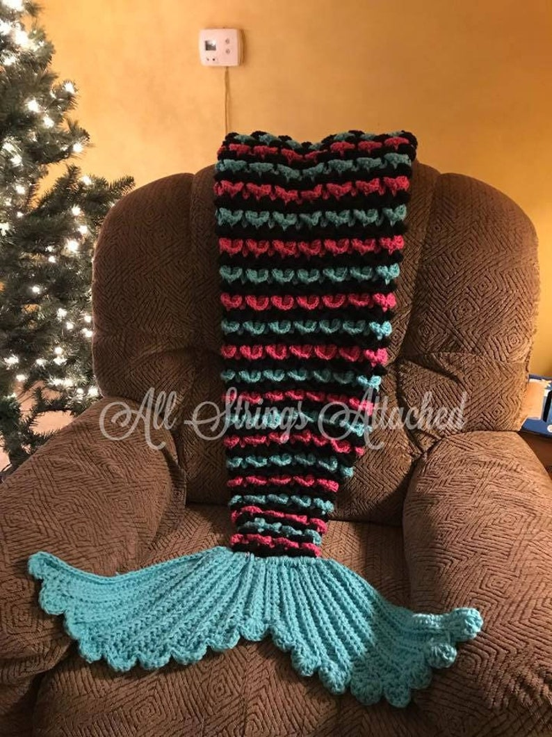 5 Mermaid Tail Blanket Patterns ... Such a Creative Use of Yarn!