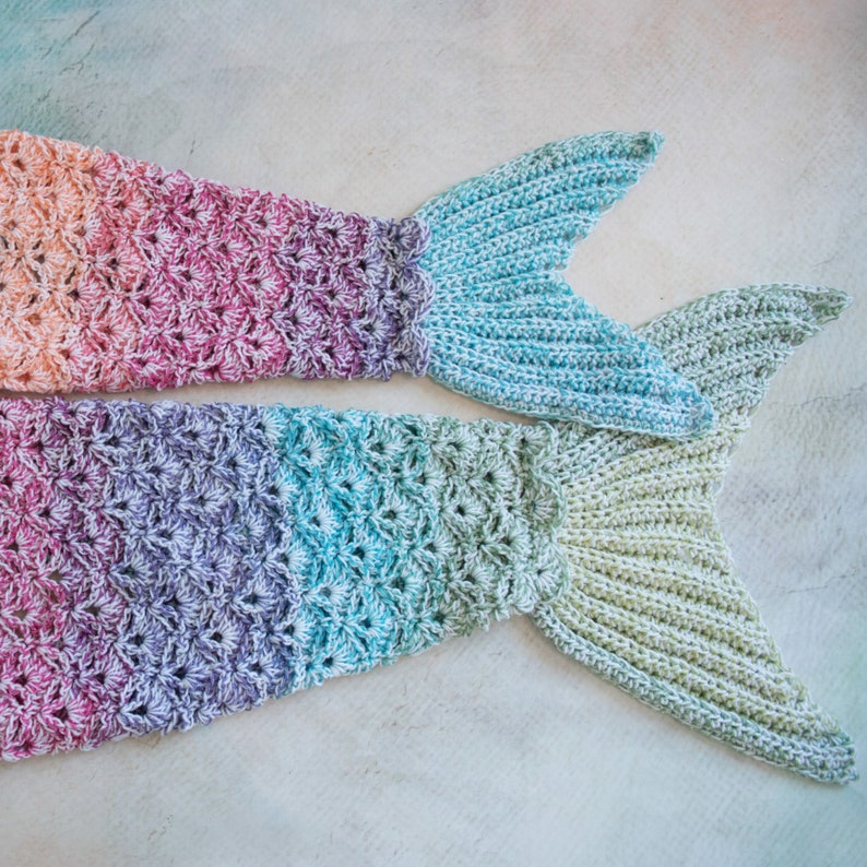5 Mermaid Tail Blanket Patterns ... Such a Creative Use of Yarn!