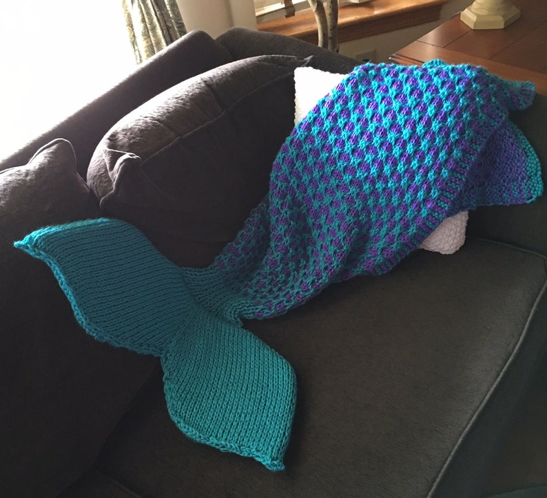 5 Mermaid Tail Blanket Patterns ... Such a Creative Use of Yarn!