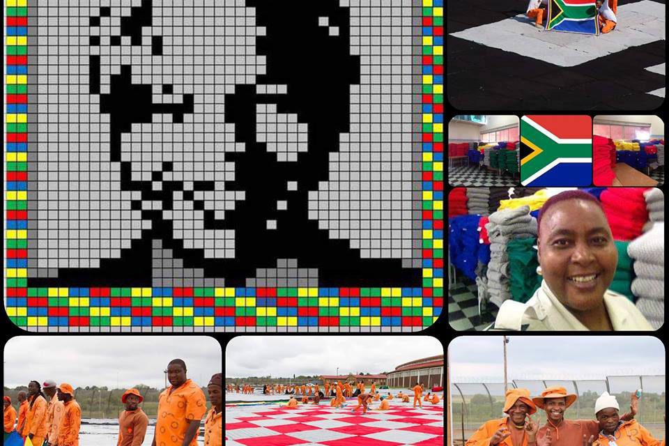 This Graphgan Is So Big, You Can Only See The Whole Thing From Outer Space … It’s the Largest Portrait Blanket in the World!