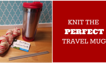 Knit the Perfect Travel Mug Cozy With a Charming Hand-Dyed Yarn Kit From Biscotte Yarns