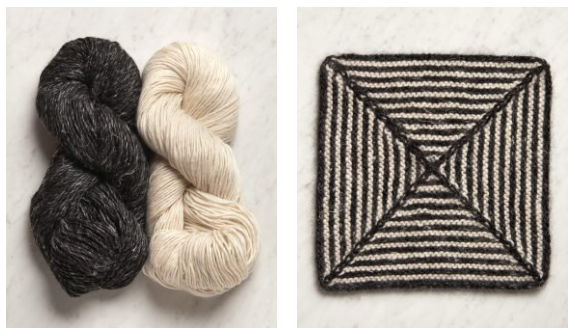 Knit a Gorgeous Optic Blanket, Free Pattern From Purl Soho