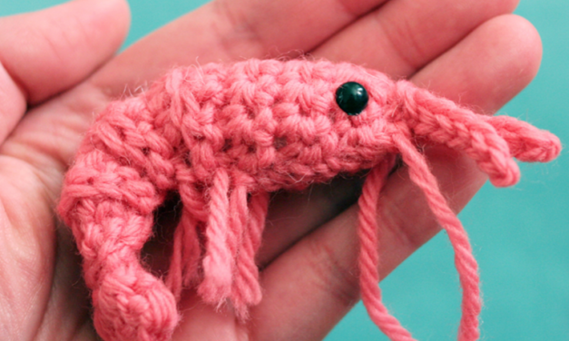 Crochet a Lil Prawn Amigurumi For Shrimp Day!