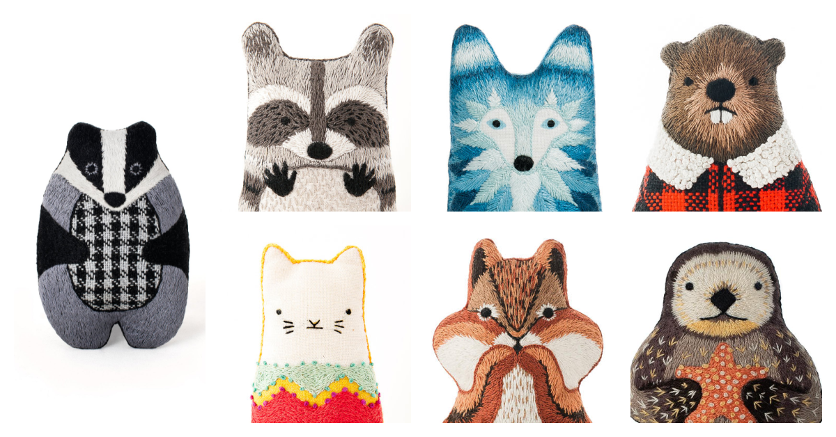 Designer Spotlight: The Best Embroidery Kits For Animal Lovers, Designed By Kiriki Press