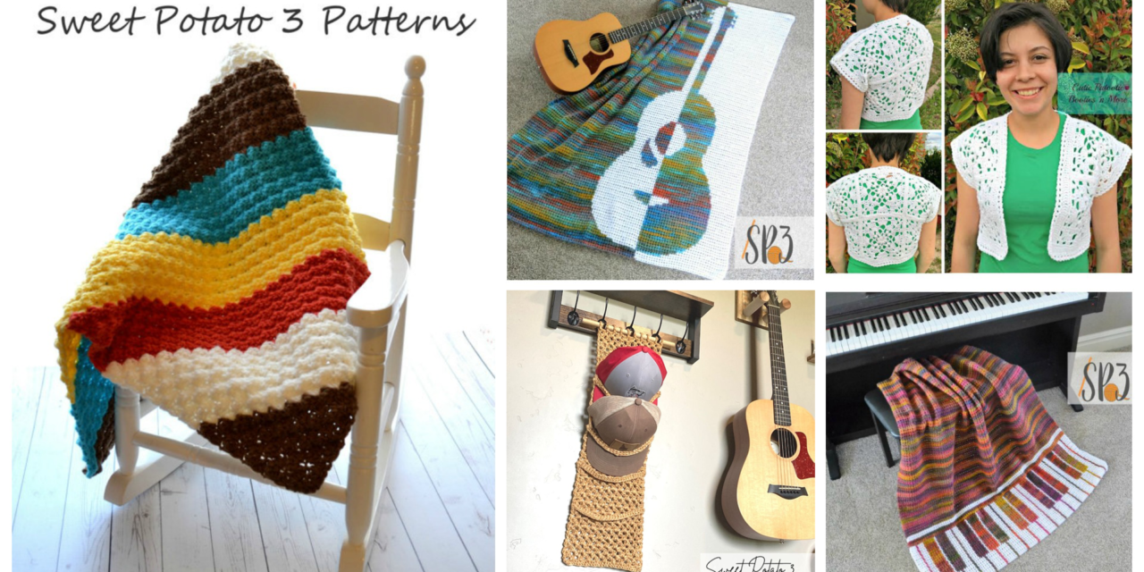 Designer Spotlight: The Best Colorful Crochet Patterns By Sweet Potato 3 Patterns
