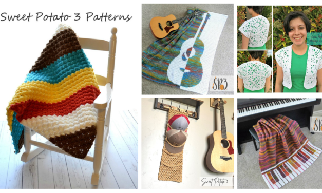 Designer Spotlight: The Best Colorful Crochet Patterns By Sweet Potato 3 Patterns