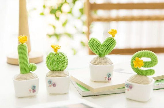 Lucky Love Letters Cactus … Get the Crochet Pattern