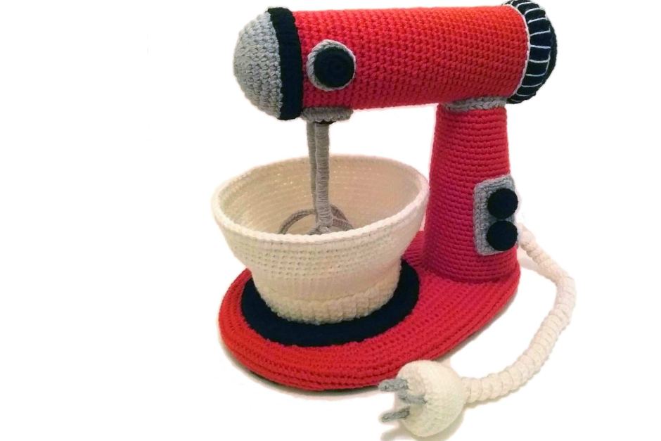 Trevor Smith's Retro Crochet ... He Crafted a Mixmaster and Much More ... 