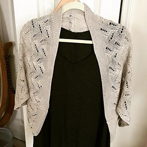 You'll Be As Cute a Bug in This Knitted Shrug ... FREE Pattern!