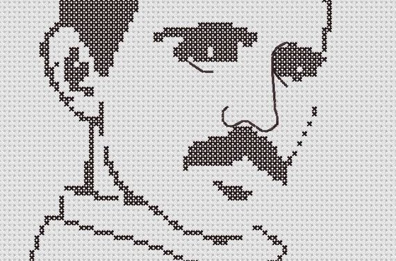 Celebrate Nikola Tesla’s Birthday With This Silhouette Cross Stitch Pattern