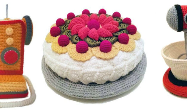 Trevor Smith’s Retro Crochet … He Crafted a Mixmaster and Much More …