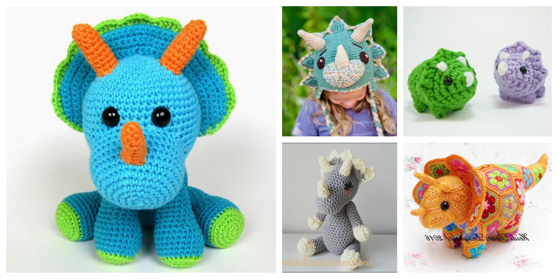 the-best-crochet-triceratops-patterns-these-13-handmade-dinosaurs