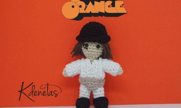 Malcolm McDowell as Alex DeLarge in Clockwork Orange … the Amigurumi!