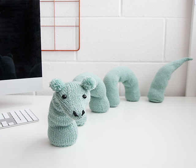 Knit a Desk Loch Ness … Monster That Is … Great Gift Idea!
