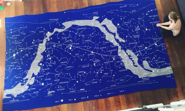 Epic Sky Chart Machine-Knit By Heart of Pluto … Can You Find Your Favorite Constellation?