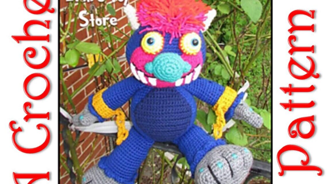 Crochet a ‘My Pet Monster’ Amigurumi