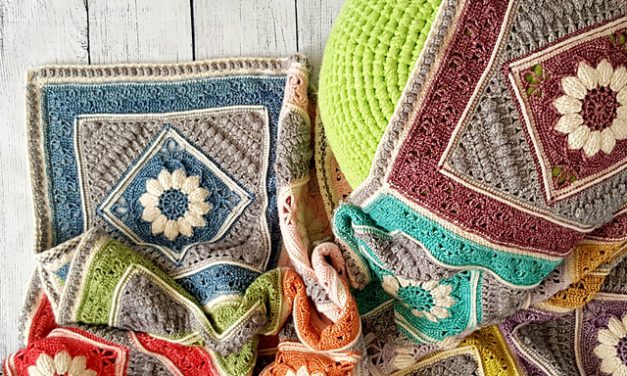 Love Vintage? Crochet a Vibrant Charlotte’s Dream Blanket … Free Pattern With Heirloom Potential!