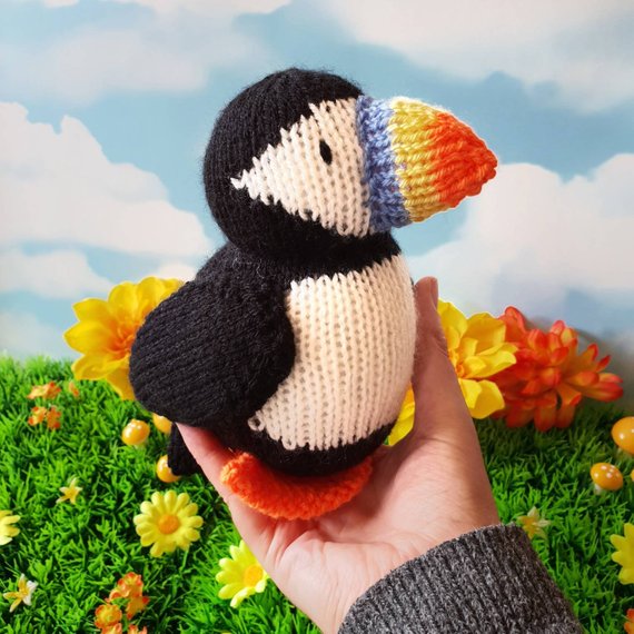 You Can't Resist Barry The Puffin - An Amigurumi You Can Knit!