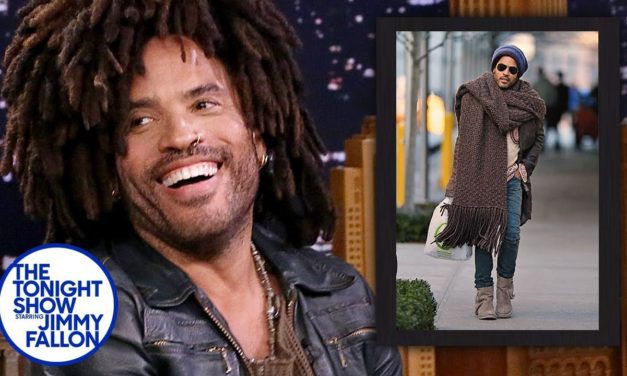 Lenny Kravitz Weighs In On The Whole Big Knit Scarf Meme … So Funny, I’m Dying!