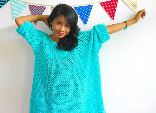 Crocheters Who Love The Knit-Look Will Adore This Oversized, Super-Stylish Sweater … Free Pattern!
