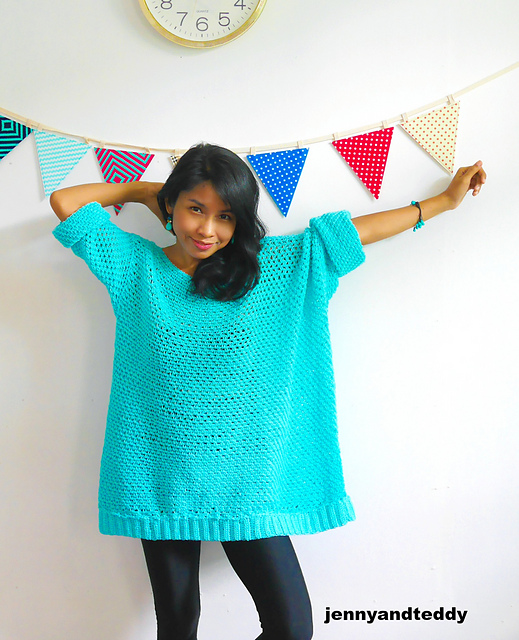 Crocheters Who Love The Knit-Look Will Adore This Oversized, Super-Stylish Sweater ... Free Pattern!