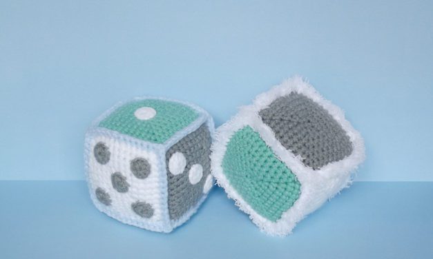 Crochet a Pair of Fuzzy Dice Designed For The 21st Century Maker – FREE Pattern Alert!