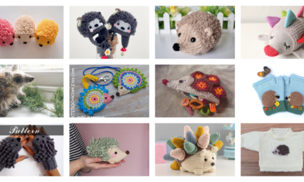 Designer Spotlight: 20 Knit & Crochet Patterns Inspired By Cute Little Hedgehogs!