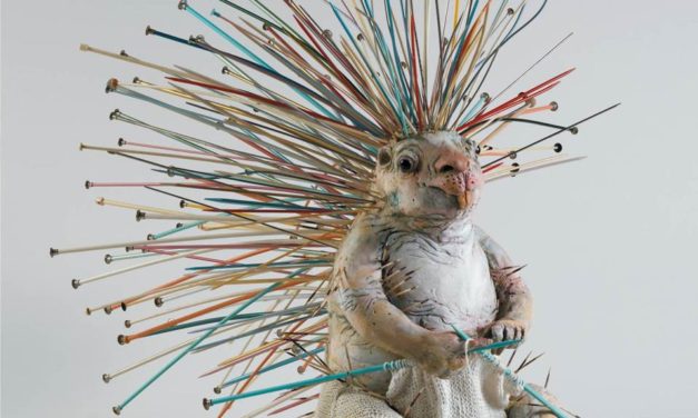 Do Porcupines Knit? In Baltimore-Based Artist Lois Hennessey’s World, Yes, They Sure Do!