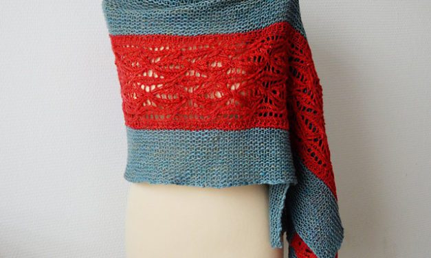 Sirac By Susanne Visch … Possibly the Nicest Knit Stole Ever … Get the Pattern, Have Fun With Color!