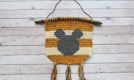 Crochet a Mickey Mouse-Inspired Wall Hanging