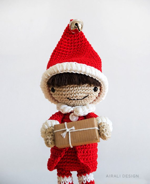 Cute Christmas amigurumi patterns by Ilaria Caliri