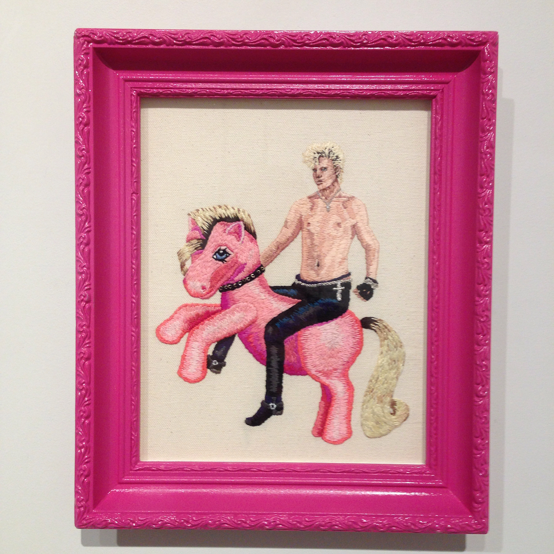 'Money Mony, Ride Your Pony' Embroidered By Nicole O'Loughlin