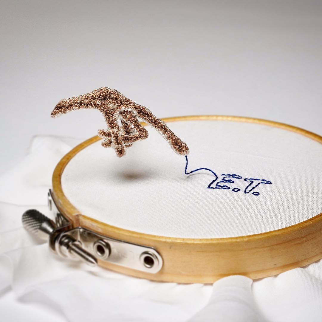 Teeny Tiny 3D Embroidery By ipnot ... Prepare To Be Stunned!