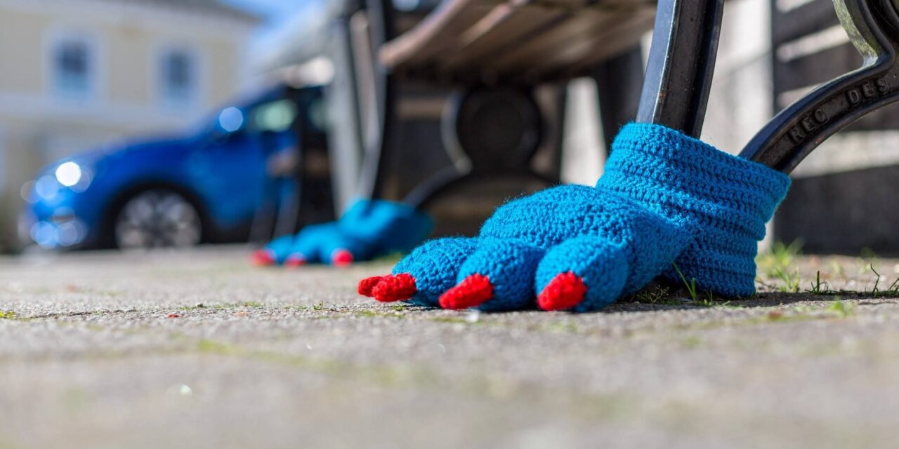 Fun Yarn Bombs Spotted in Liskeard For Their Annual Wool Festival