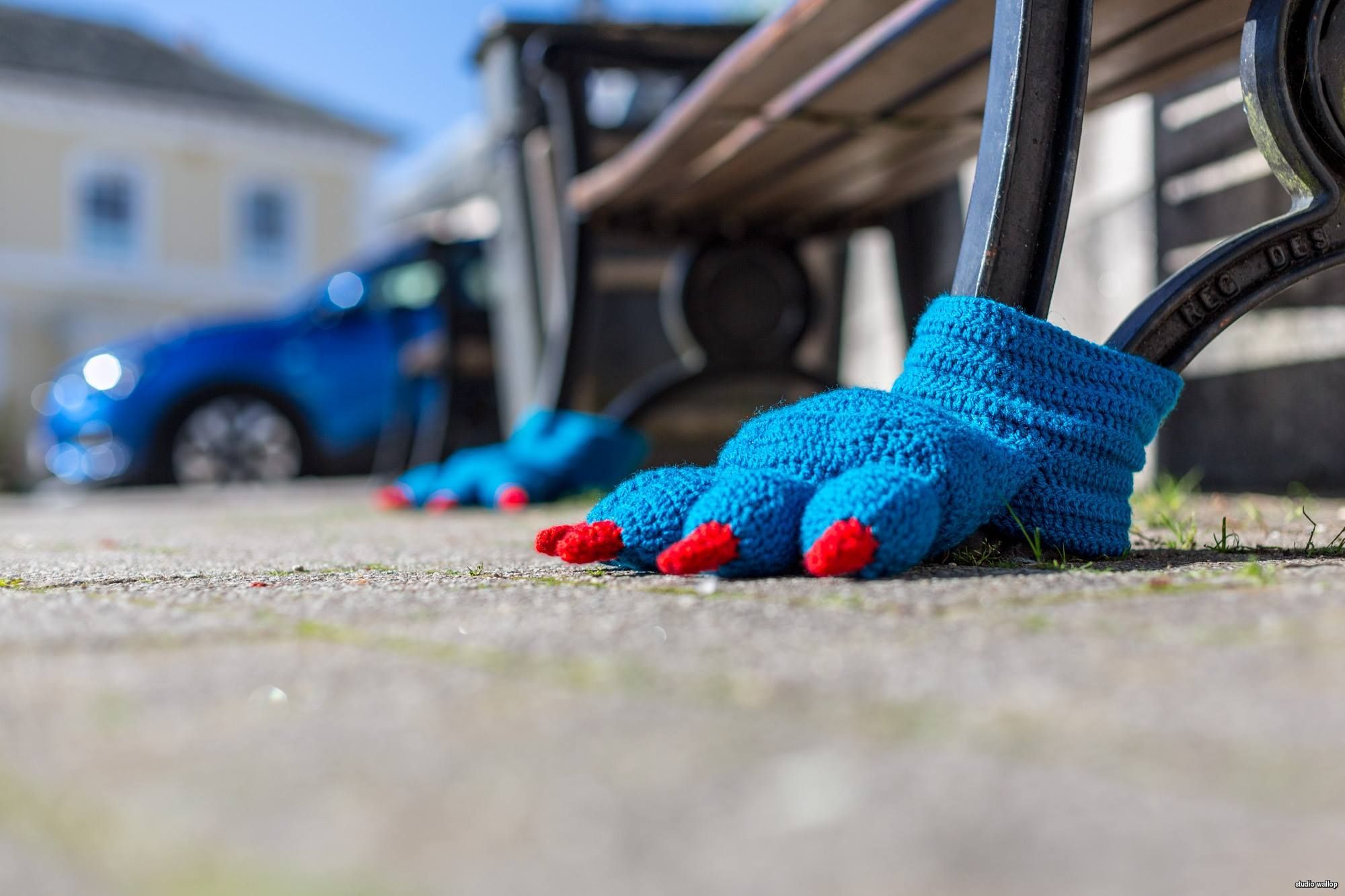 Fun Yarn Bombs Spotted in Liskeard For Their Annual Wool Festival