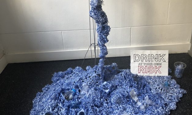 ‘Drink at Your Own Risk’ … Crochet Art To Bring Awareness to Micro Plastic Particle Pollution